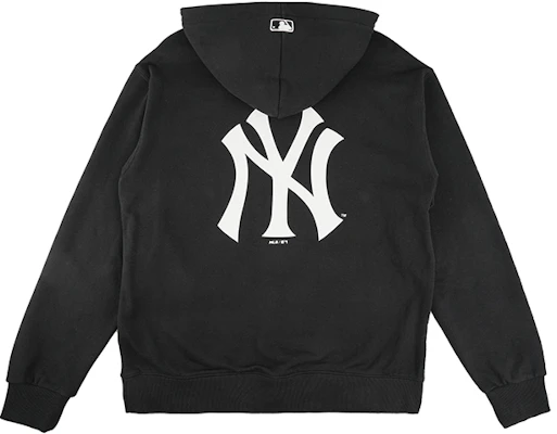 MLB New York Yankees Black Hoodie with Back Large Logo Unisex 31HD01041-50L Order MLB New York Yankees Black Hoodie with Back Large Logo Unisex 31HD01041-50L