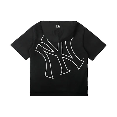 MLB New York Yankees Black Short-Sleeve Hoodie Unisex Sportswear 31HD52131-50L