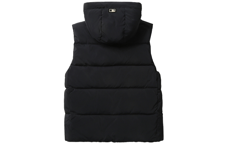 MLB New York Yankees Black Sleeveless Hoodie Puffer Vest Unisex 31DV02061-50L 圖 3