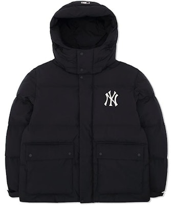 MLB New York Yankees Black Winter Puffer Hoodie Jacket Unisex Short Style. 3ADJEC426-50BKS Buy MLB New York Yankees Black Winter Puffer Hoodie Jacket Unisex Short Style. 3ADJEC426-50BKS