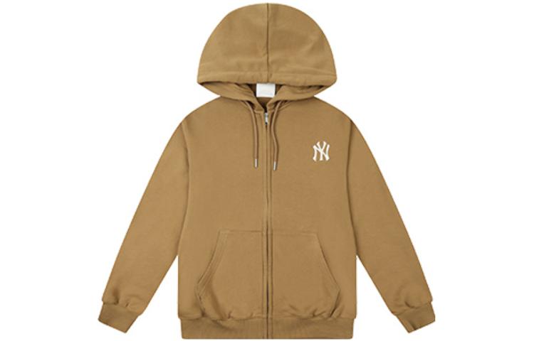 MLB New York Yankees Brown Logo Print Zip Hoodie Unisex 31TRB7061-50B 圖 3