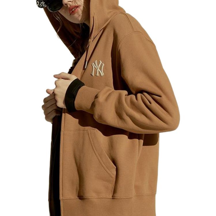 MLB New York Yankees Brown Logo Print Zip Hoodie Unisex 31TRB7061-50B 圖 6