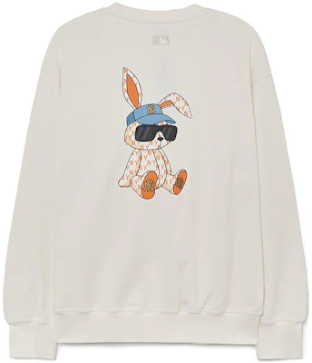 MLB New York Yankees Kartun Arnab Baju Cream Oversized Unisex 3AMTQ0131-50CRS Order MLB New York Yankees Kartun Arnab Baju Cream Oversized Unisex 3AMTQ0131-50CRS