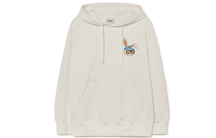 MLB New York Yankees Cartoon Print Hoodie Unisex Cream Color 3AHDQ0131-50CRS 圖 3