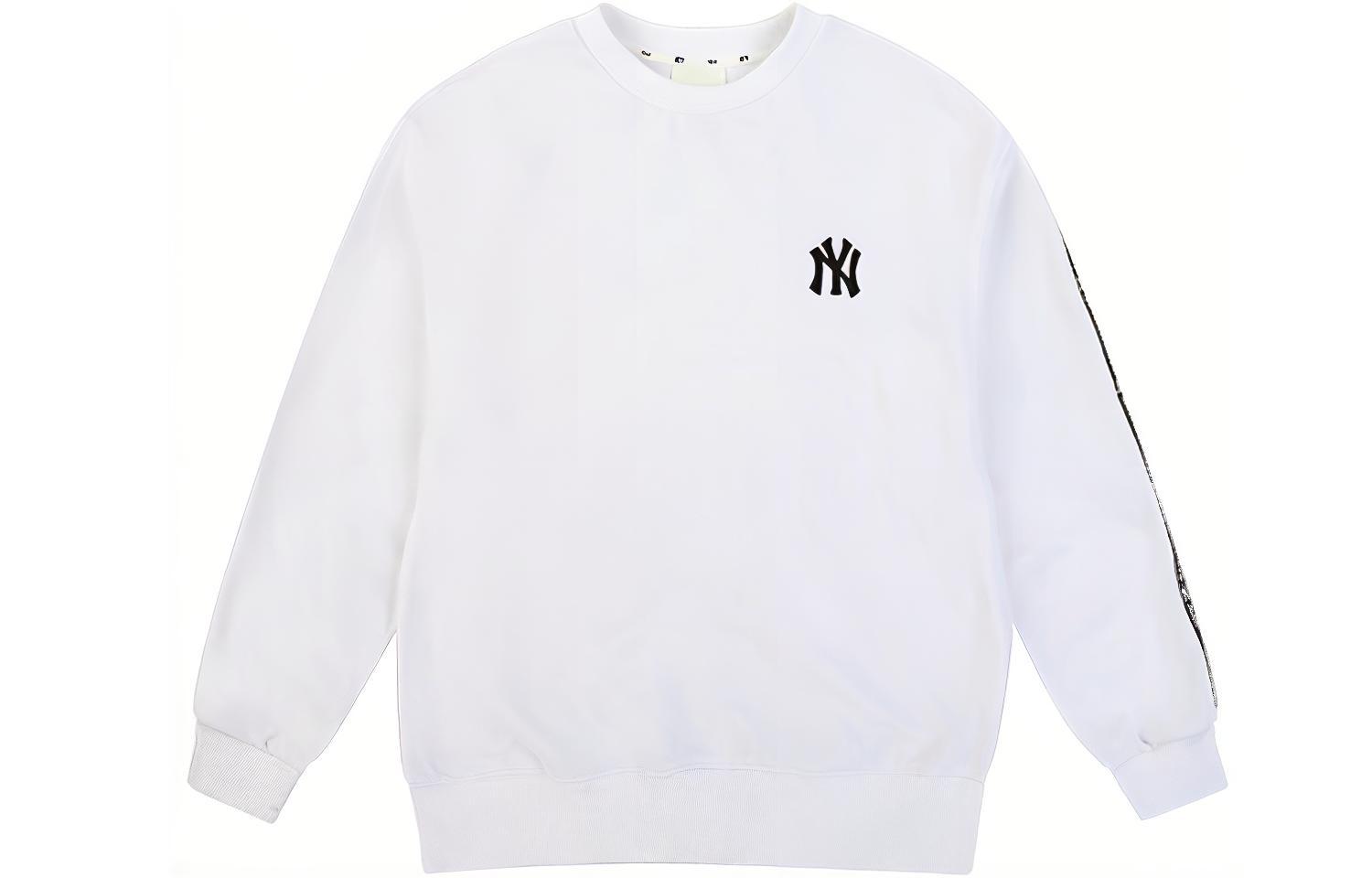 MLB New York Yankees Casual White Long-Sleeve Sweatshirt Unisex 31MTT1011-50W