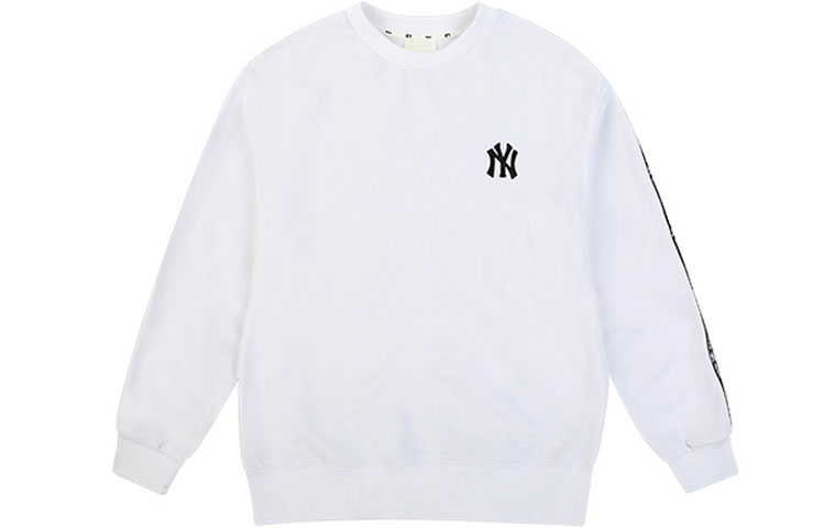 MLB New York Yankees Casual White Long-Sleeve Sweatshirt Unisex 31MTT1011-50W 圖 2