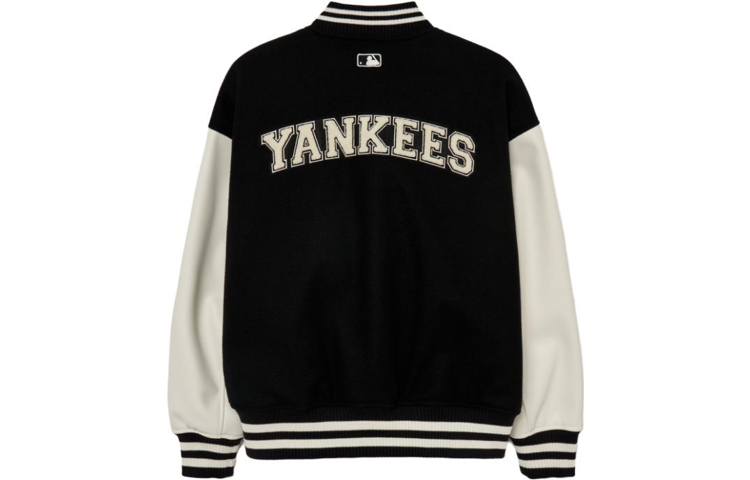 Lookbook Jaket Kasual Retro MLB New York Yankees Unisex Hitam. 3AJPV0634-50BKL