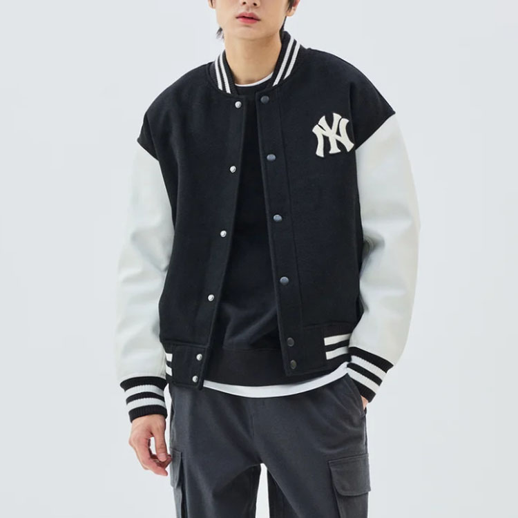 Details for Jaket Kasual Retro MLB New York Yankees Unisex Hitam. 3AJPV0634-50BKL