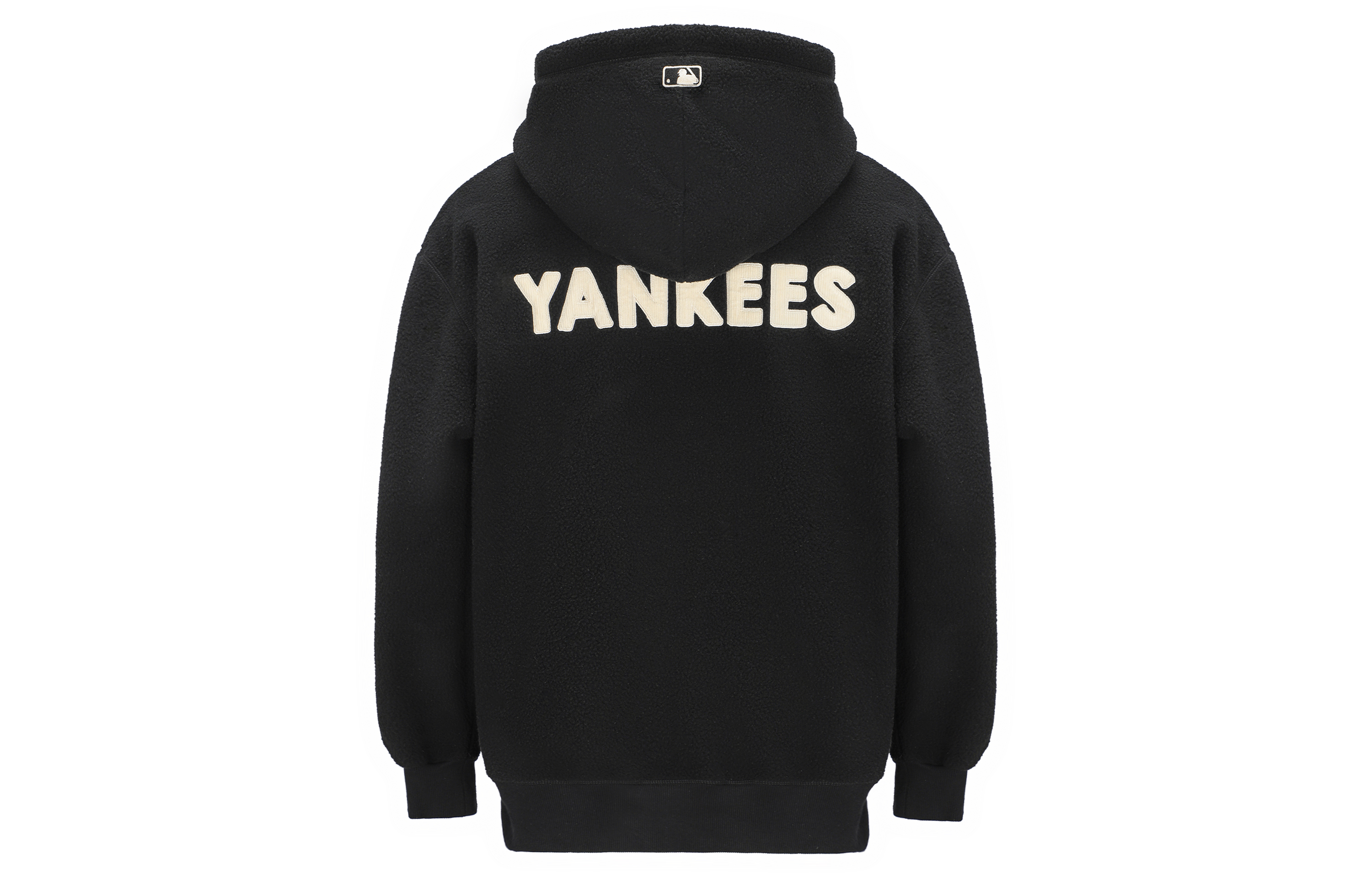 MLB New York Yankees Contrast Logo Fleece Hoodie Unisex - Black 3AHDEC116-50BKS