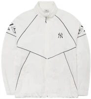MLB New York Yankees Contrast Stitch Zipper Sports Jacket Unisex White 3AWJS0221-50WHS MLB New York Yankees Contrast Stitch Zipper Sports Jacket Unisex White 3AWJS0221-50WHS