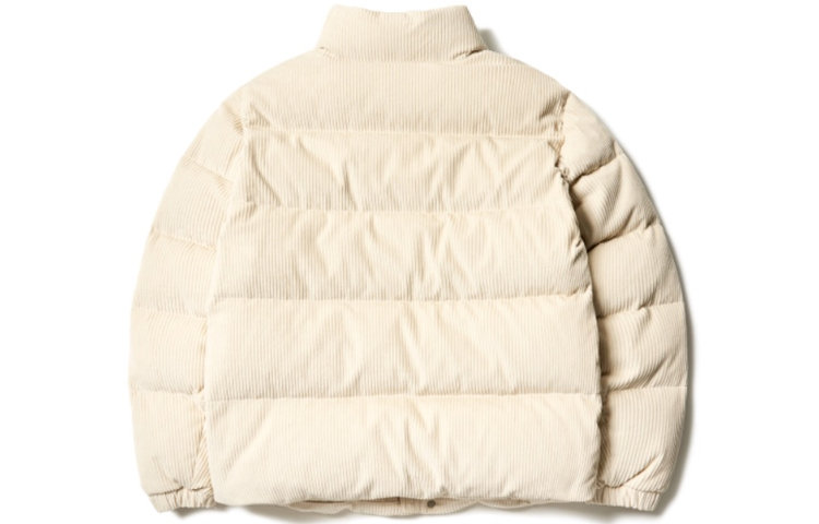 Lookbook MLB New York Yankees Jaket Tebal Unisex Putih Musim Sejuk Corduroy Quilted 3ADJC0116-50CRS