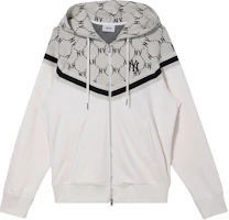 MLB New York Yankees Cream Letter Print Hoodie Zip-Up Cardigan Unisex Sweater 3ATRM0144-50CRS MLB New York Yankees Cream Letter Print Hoodie Zip-Up Cardigan Unisex Sweater 3ATRM0144-50CRS