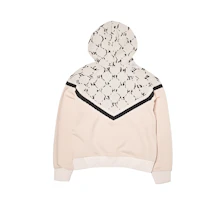 Lookbook MLB New York Yankees Cream Letter Print Hoodie Zip-Up Cardigan Unisex Sweater 3ATRM0144-50CRS