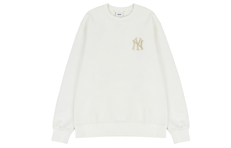 MLB New York Yankees Cream Printed Oversized Crewneck Sweatshirt Unisex 3AMTEC114-50CRS 圖 3