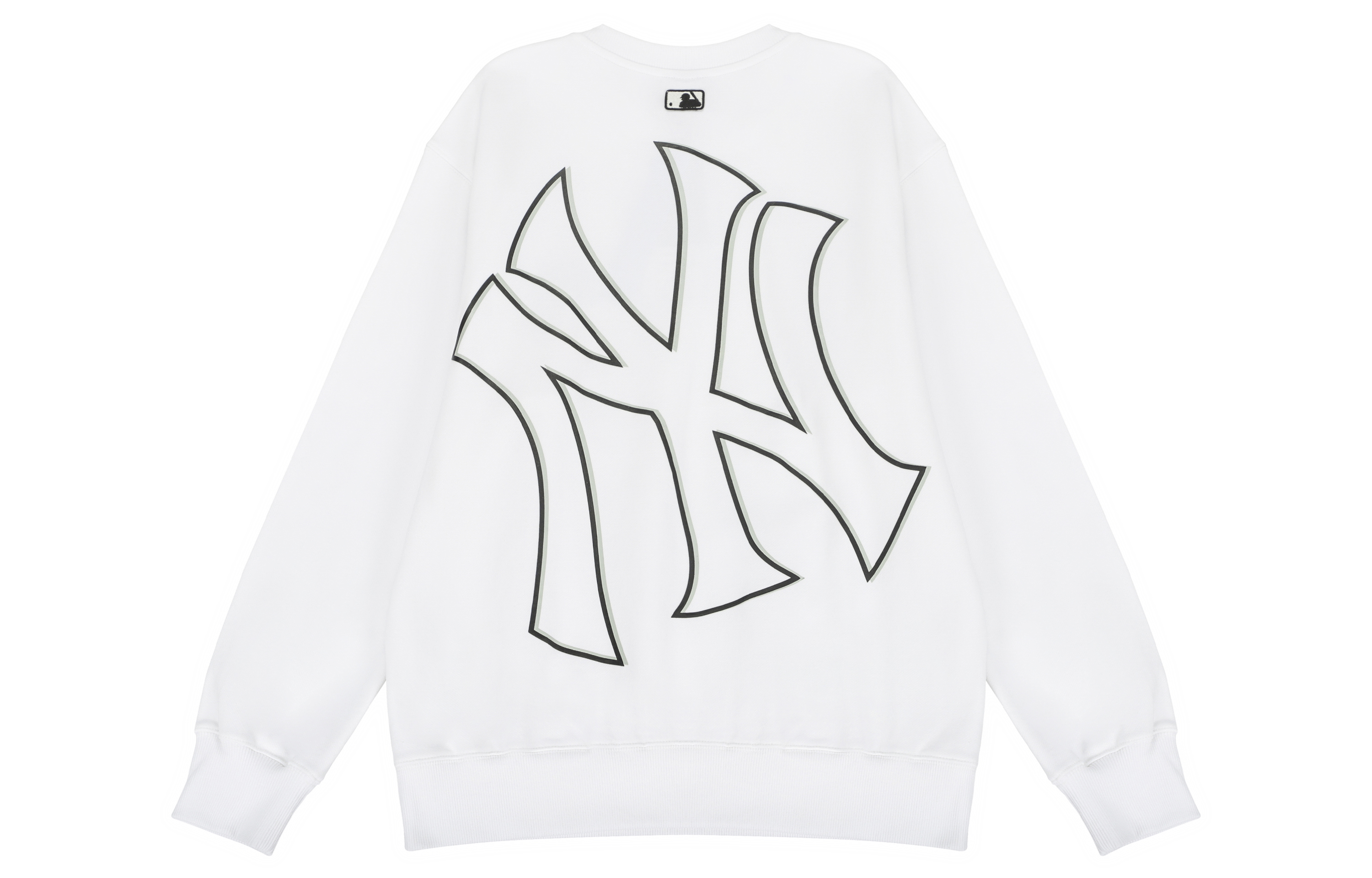 MLB New York Yankees Crewneck Lettering Long Sleeve Sweatshirt Unisex Off-White 3AMTB0421-50WHS