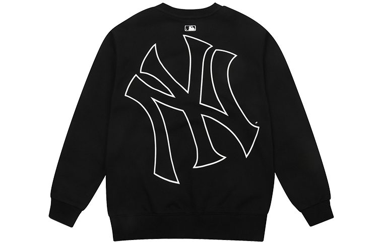 MLB New York Yankees Crewneck Pullover Sweatshirt Unisex Black 31MT05111-50L 圖 2