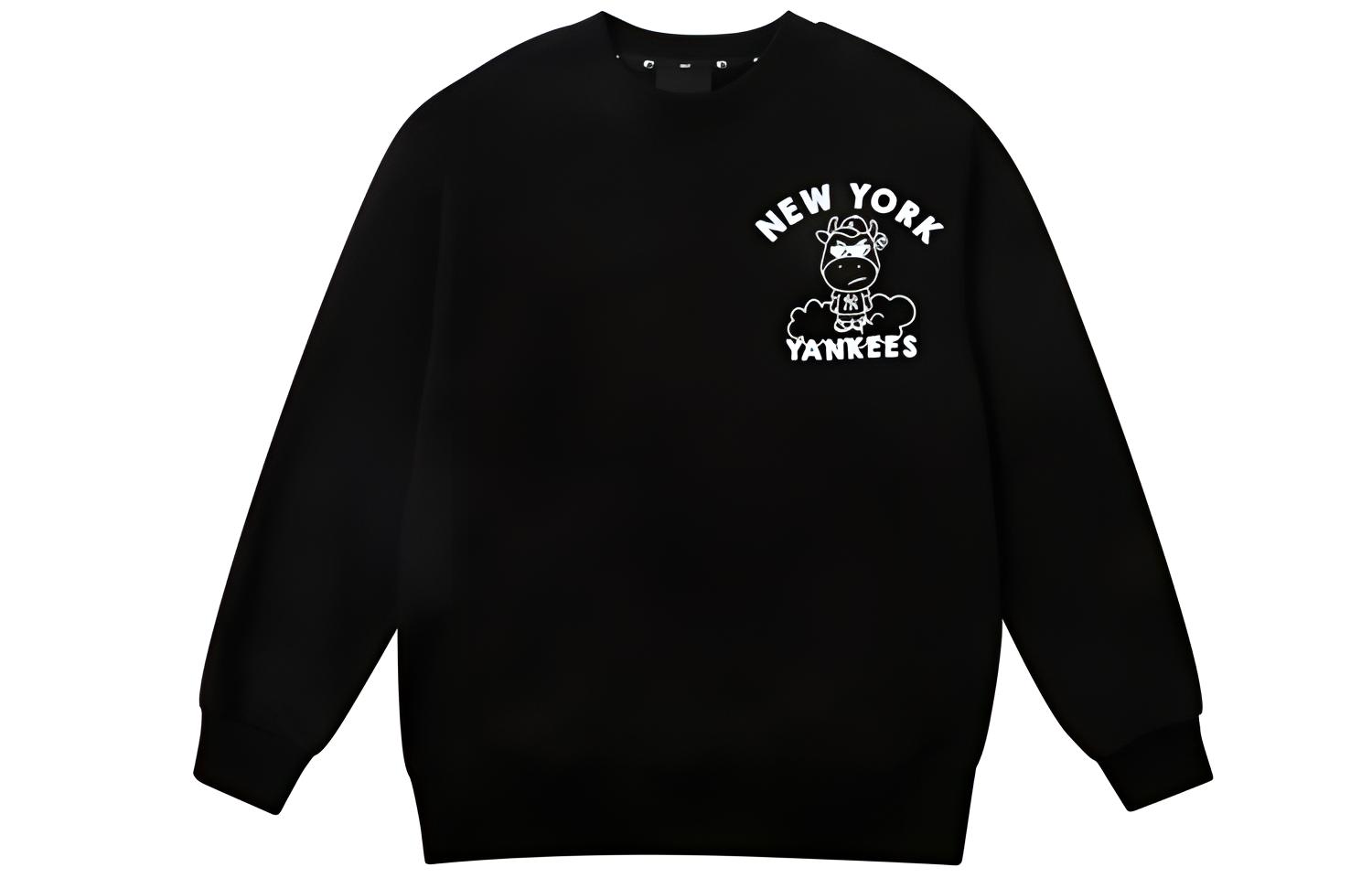 MLB New York Yankees Crewneck Pullover Unisex Sweatshirt Black 31MTC1111-50L
