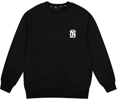 MLB New York Yankees Crewneck Sweatshirt Black Unisex秋季 Edition 31MT04941-50X MLB New York Yankees Crewneck Sweatshirt Black Unisex秋季 Edition 31MT04941-50X