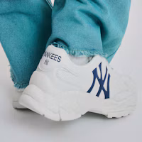 Cheap 【23秋冬新品】MLB 紐約洋基隊 減震防滑耐磨 低筒 爸爸鞋 男女同款 白色