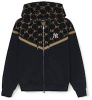 MLB New York Yankees Dia Monogram Black Zip-Up Sweatshirt Unisex Sports Jacket 3ATRM0144-50BKS MLB New York Yankees Dia Monogram Black Zip-Up Sweatshirt Unisex Sports Jacket 3ATRM0144-50BKS