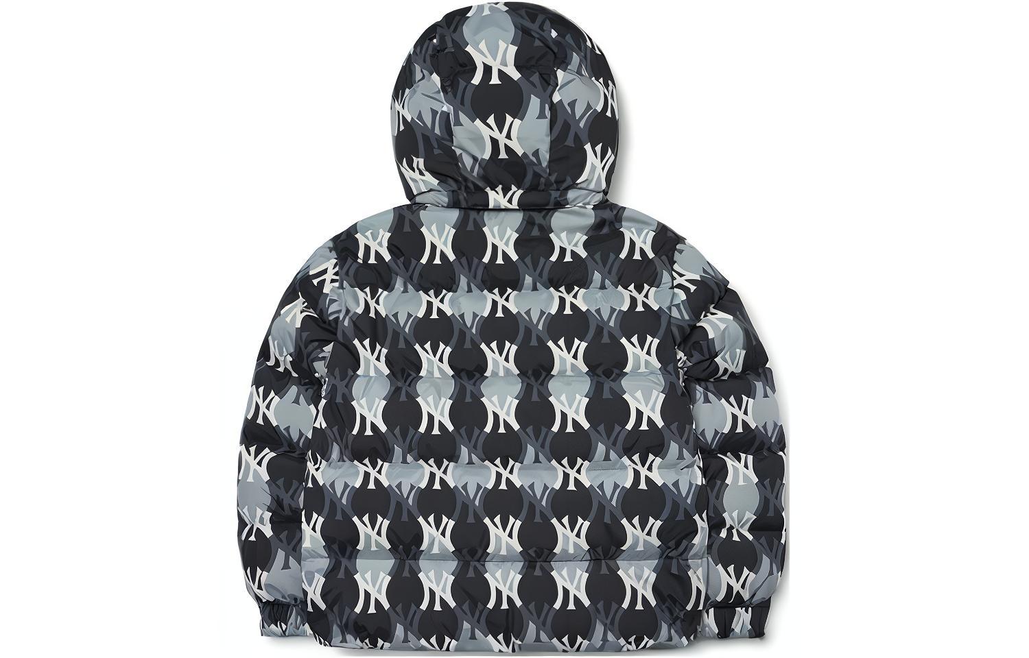 Lookbook MLB New York Yankees Hoodie Logo Berlian Unisex Hitam. 3ADJY0126-50BKS