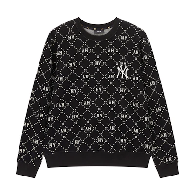 MLB New York Yankees Diamond Vintage Crewneck Sweatshirt Unisex Black 3AMTM0134-50BKS