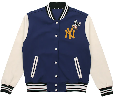 MLB New York Yankees Embroidered Dog Unisex Blue Varsity Jacket 31JPT4911-50N Buy MLB New York Yankees Embroidered Dog Unisex Blue Varsity Jacket 31JPT4911-50N