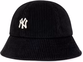 MLB New York Yankees Embroidered Logo Corduroy Bucket Hat Unisex 3AHTC0126-50BKS MLB New York Yankees Embroidered Logo Corduroy Bucket Hat Unisex 3AHTC0126-50BKS