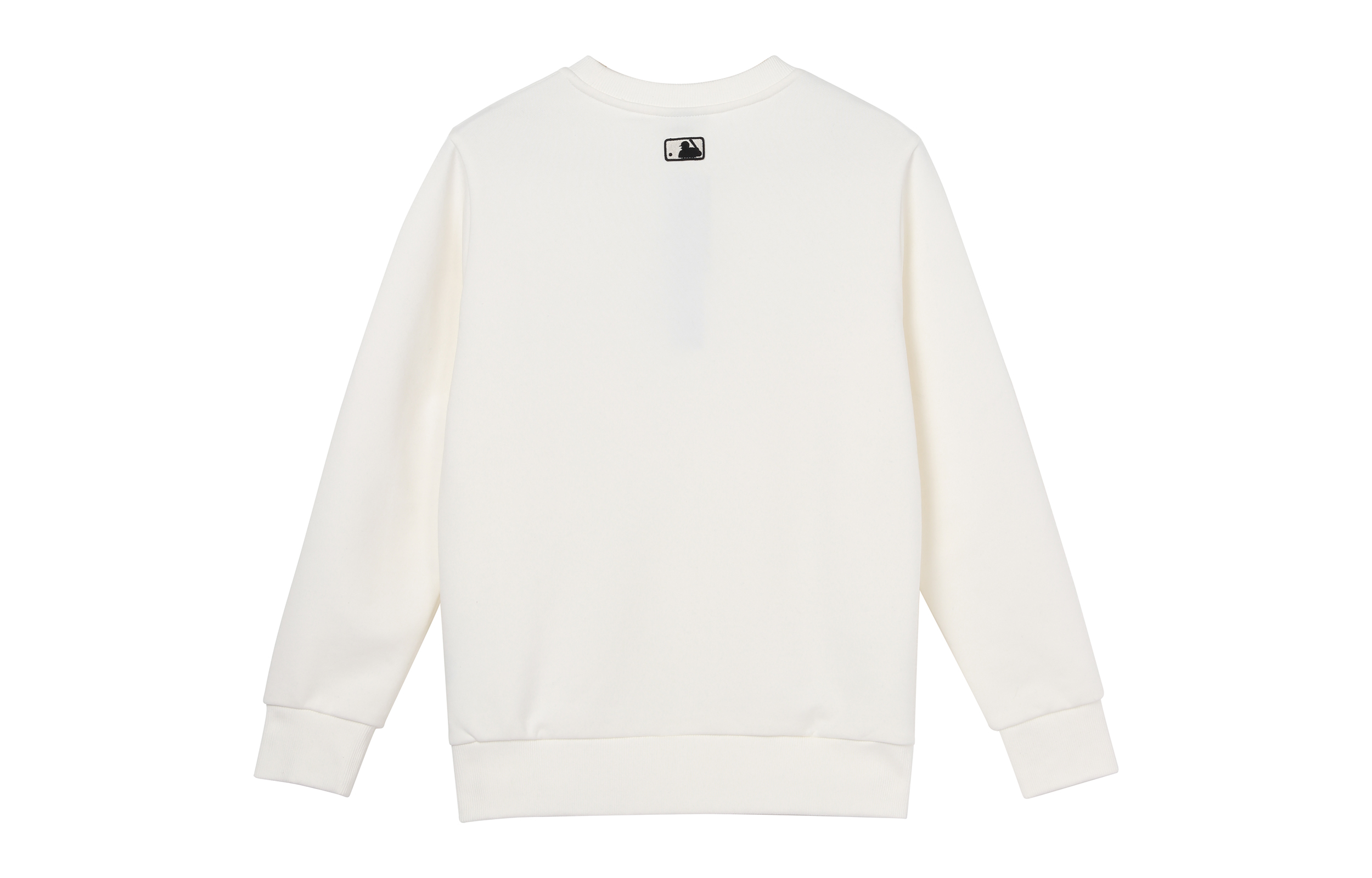 MLB New York Yankees Embroidered Logo Crewneck Pullover Sweatshirt White Unisex 3AMTB0314-50IVS 圖 3