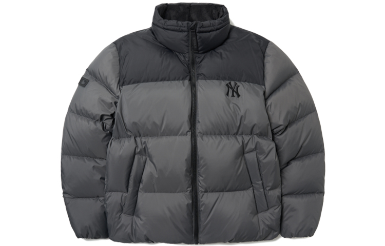 MLB New York Yankees Embroidered Logo Gray Puffer Jacket Unisex Winter Short-Length. 3ADJN0616-50CGS 圖 2