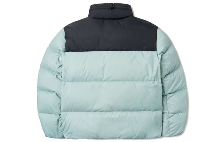 Lookbook MLB New York Yankees Jaket Musim Sejuk Puffer Hijau Pudina Uniseks 3ADJN0616-50MTL