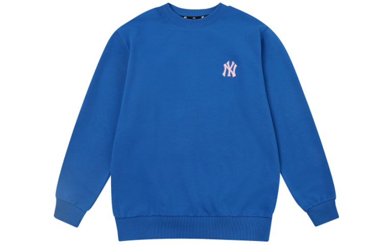 MLB New York Yankees Embroidered Small Logo Unisex Blue Sweatshirt 31MT03041-50U