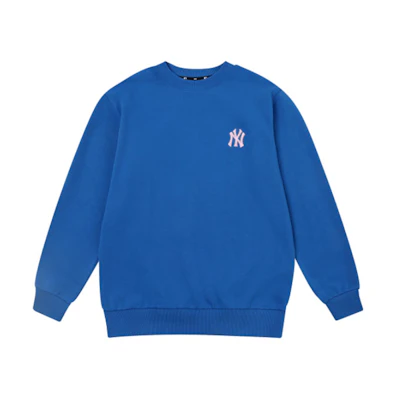MLB New York Yankees Embroidered Small Logo Unisex Blue Sweatshirt 31MT03041-50U