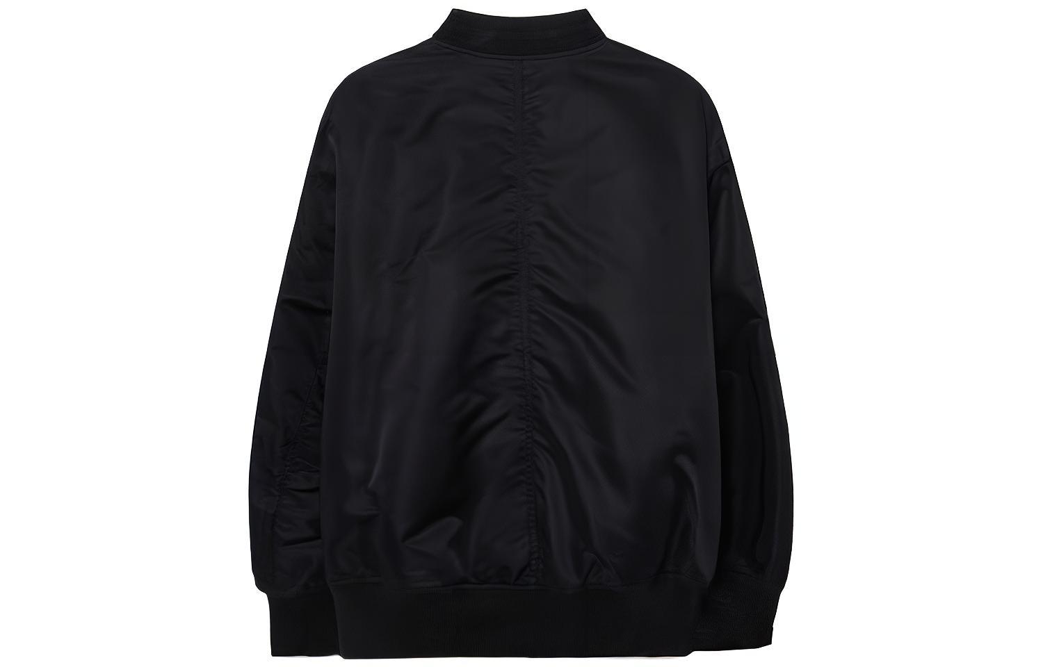 Lookbook MLB 紐約洋基刺繡拉鍊外套 男女黑色款 3AJPB0331-50BKS