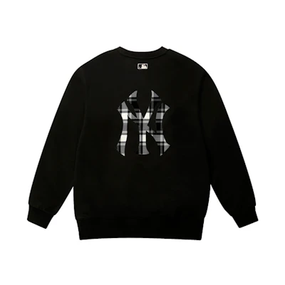 MLB New York Yankees Fireworks Black Crewneck Sweatshirt Unisex Long Sleeve 31MTE1041-50L