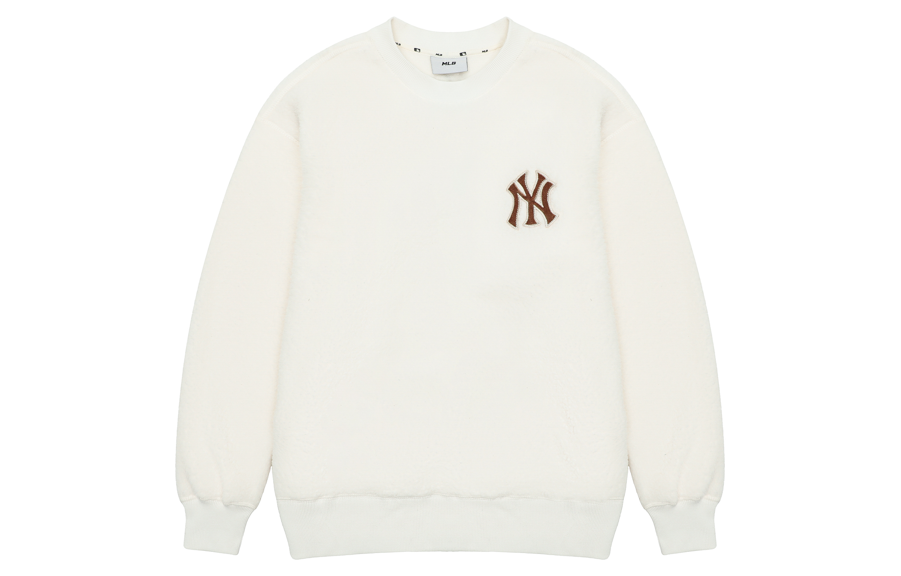 MLB New York Yankees Fleece Crewneck Sweatshirt Unisex White 3AMTB0726-50CRS
