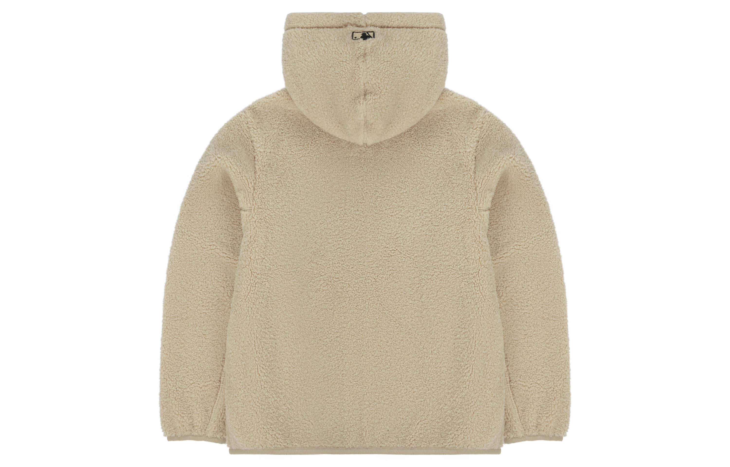 MLB New York Yankees Fleece Hooded Jacket Sand Brown Unisex Casual Wear. 3AJPF3216-50SAS 圖 3