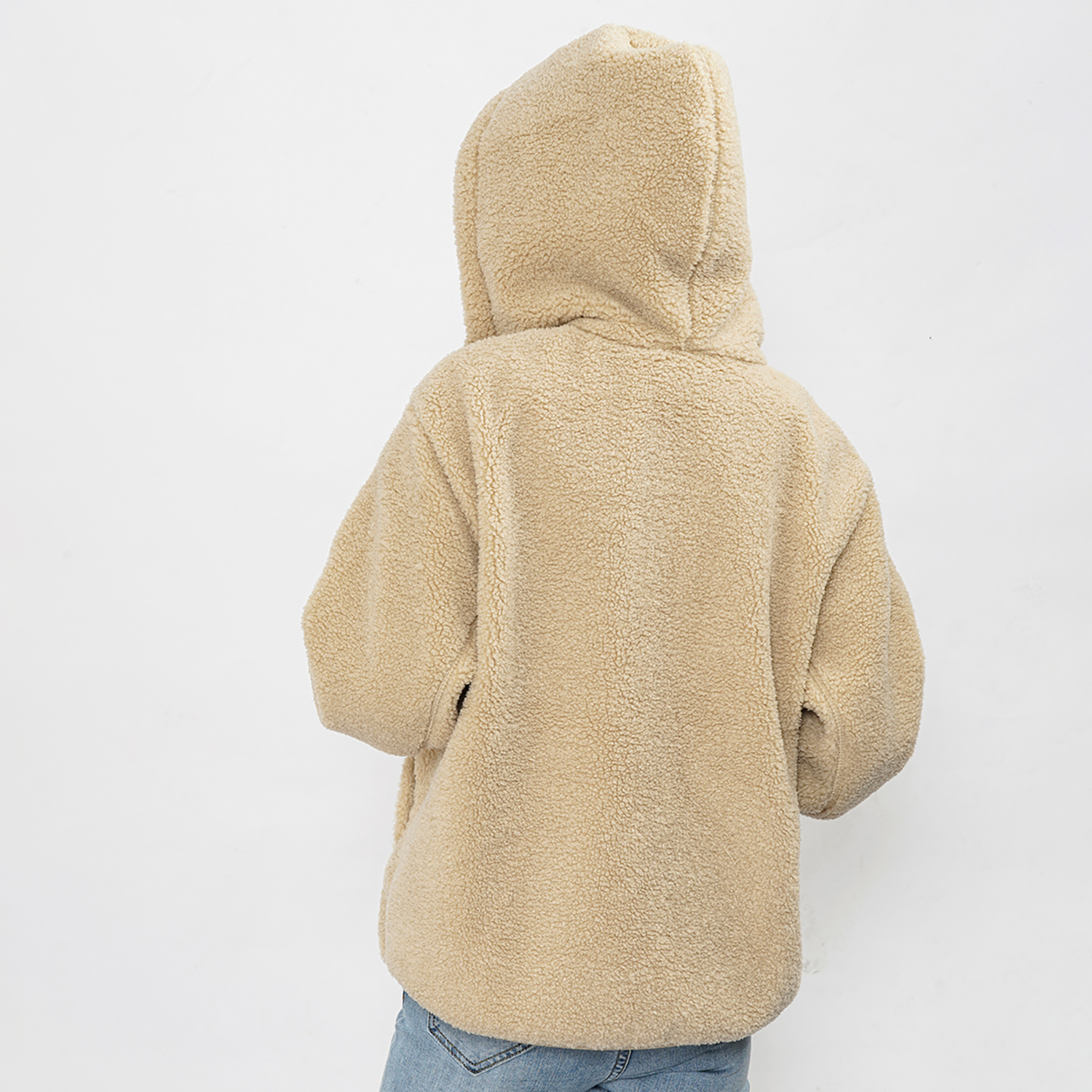 MLB New York Yankees Fleece Hooded Jacket Sand Brown Unisex Casual Wear. 3AJPF3216-50SAS 圖 8