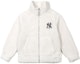 Buy MLB New York Yankees Fleece Jacket Unisex Ivory White 31JPF3061-50I