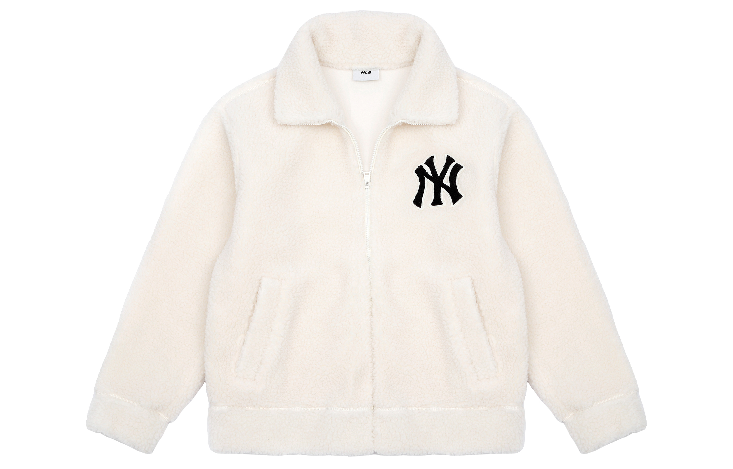 MLB New York Yankees Fleece Logo Jacket Winter Unisex Off-White 3AJPF0316-50CRS