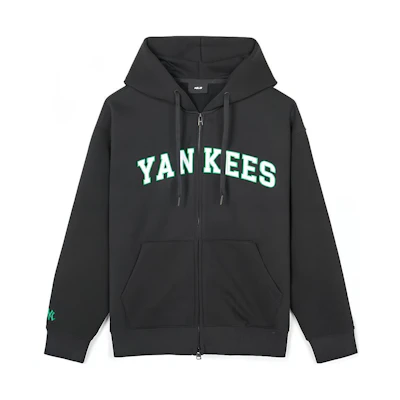 MLB New York Yankees Front Logo Hoodie Black Unisex 3ATRV0341-50BKS
