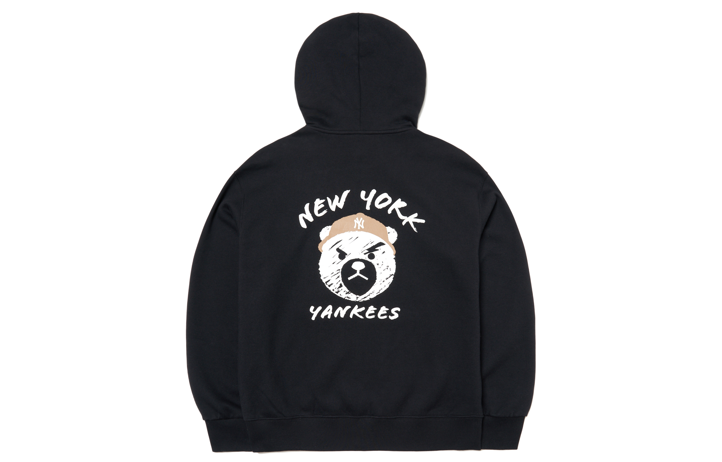 MLB New York Yankees Frowning Bear Black Hoodie Unisex 3AHDE5116-50BKS