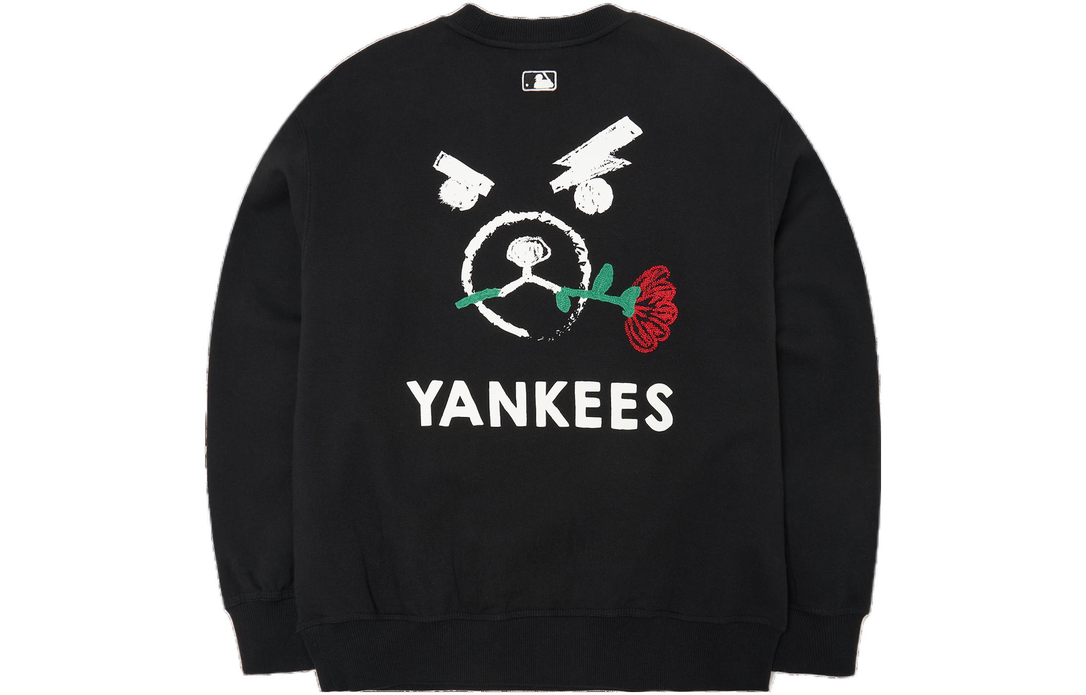 MLB New York Yankees Frowning Bear Vintage Sweatshirt Unisex Black 3AMT00121-50BKS