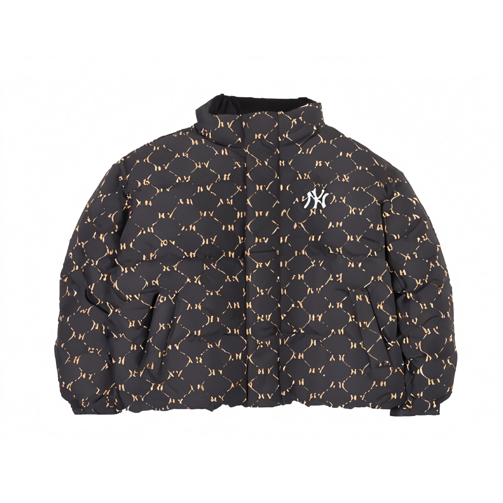MLB New York Yankees Full Print Puffer Jacket Unisex Black 3ADJM1046-50BKS 圖 2