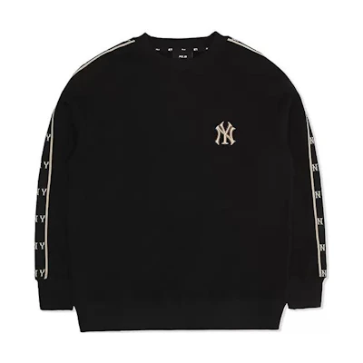 MLB New York Yankees FW22 Black Logo Crewneck Sweatshirt Unisex 3AMTM0826-50