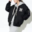 Details for MLB紐約洋基FW22黑色標誌印花羅紋領拉鍊外套 男女通用 3AJPB0124-50BKS