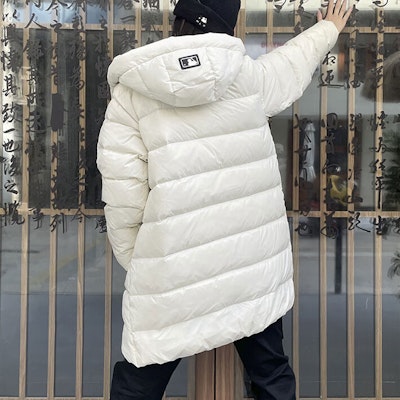 MLB 紐約洋基隊 FW22 標誌長版羽絨外套 男女款 白色 3ADJB0326-50CRS Purchase MLB 紐約洋基隊 FW22 標誌長版羽絨外套 男女款 白色 3ADJB0326-50CRS