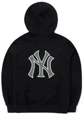 MLB New York Yankees FW22 Logo Print Hoodie Zip-Up Black Unisex Fleece 3ATRB0426-50BKS Lookbook MLB New York Yankees FW22 Logo Print Hoodie Zip-Up Black Unisex Fleece 3ATRB0426-50BKS