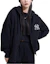 Shop MLB New York Yankees FW22 Logo Print Hoodie Zip-Up Black Unisex Fleece 3ATRB0426-50BKS