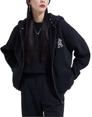 MLB New York Yankees FW22 Logo Print Hoodie Zip-Up Black Unisex Fleece 3ATRB0426-50BKS Purchase MLB New York Yankees FW22 Logo Print Hoodie Zip-Up Black Unisex Fleece 3ATRB0426-50BKS